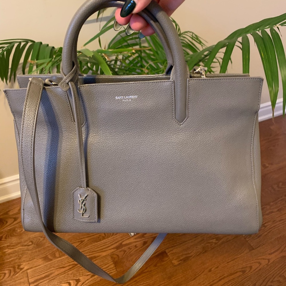 Pre loved Saint Laurent Rive Gauche Cabas in small